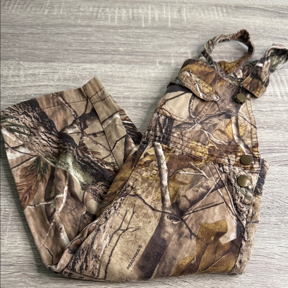 Camouflage kids camo overalls